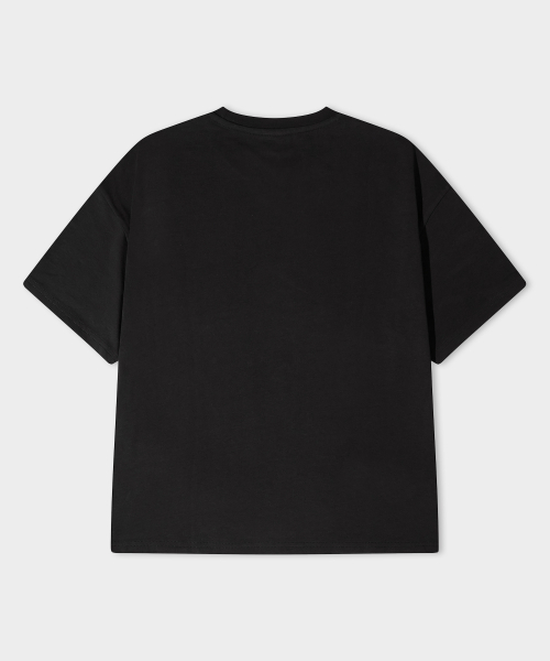 LEMAIN SECOND（リメインセカンド）の「クロップ無地オーバーサイズ半袖Tシャツ[ブラック]（Tシャツ/カットソー・レディース・その他・SMALL/MEDIUM/LARGE/X-LARGE）」の6枚目の写真