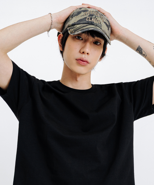 LEMAIN SECOND（リメインセカンド）の「クロップ無地オーバーサイズ半袖Tシャツ[ブラック]（Tシャツ/カットソー・レディース・その他・SMALL/MEDIUM/LARGE/X-LARGE）」の19枚目の写真