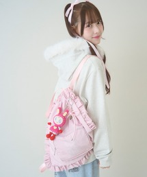 mezzo piano Junior（メゾピアノジュニア）の「【A4対応・撥水】キラキラベリエちゃんナップサック（バックパック/リュック）」