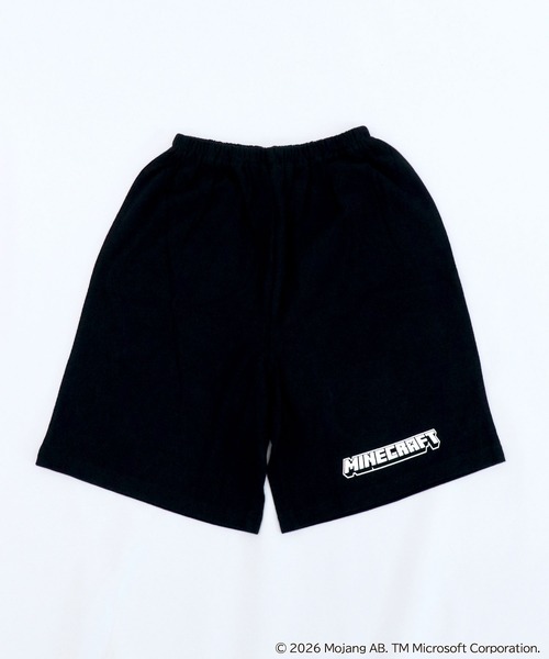 RUGGEDWORKS（ラゲッドワークス）の「《マインクラフト》 キッズ 半袖 ハーフパンツ パジャマ ルームウェア ラグラン（ルームウェア/パジャマ・キッズ・ブラック/グリーン・130/140/150）」の6枚目の写真