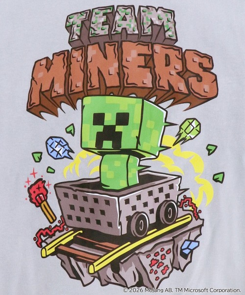 RUGGEDWORKS（ラゲッドワークス）の「《マインクラフト》 キッズ 半袖 ハーフパンツ パジャマ ルームウェア ラグラン（ルームウェア/パジャマ・キッズ・ブラック/グリーン・130/140/150）」の9枚目の写真