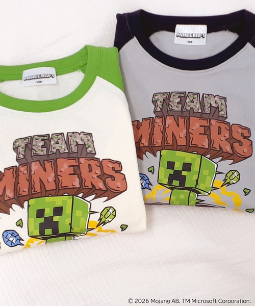 RUGGEDWORKS（ラゲッドワークス）の「《マインクラフト》 キッズ 半袖 ハーフパンツ パジャマ ルームウェア ラグラン（ルームウェア/パジャマ・キッズ・ブラック/グリーン・130/140/150）」の22枚目の写真