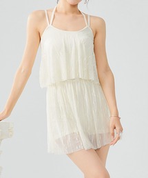 BORA AURA（ボラオーラ）の「BORA AURA レースフレアワンピース体型カバー水着 (SS)（水着）」