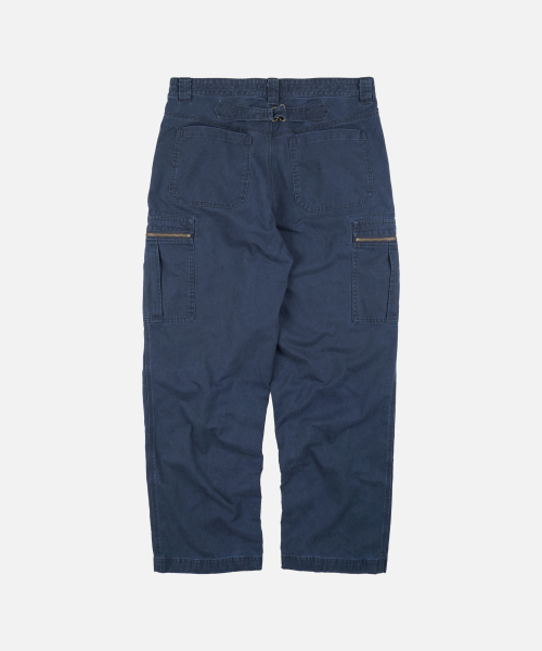FRIZMWORKS(フリズムワークス)の「WASHED COTTON ZIP CARGO PANTS _ NAVY(その他パンツ・メンズ・その他・SMALL/MEDIUM/LARGE/X-LARGE)」の3枚目の写真