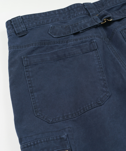 FRIZMWORKS(フリズムワークス)の「WASHED COTTON ZIP CARGO PANTS _ NAVY(その他パンツ・メンズ・その他・SMALL/MEDIUM/LARGE/X-LARGE)」の8枚目の写真