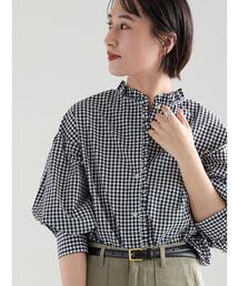 Te chichi（テチチ）の「パターンアソートスタンドフリルブラウス（シャツ/ブラウス）」