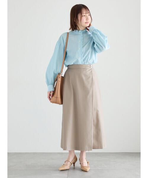 Te chichi(テチチ)の「パターンアソートスタンドフリルブラウス(シャツ/ブラウス・レディース・グリーン/ブラック/ラベンダー/オフホワイト・F)」の22枚目の写真