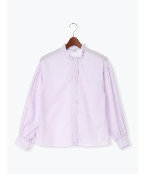 Te chichi(テチチ)の「パターンアソートスタンドフリルブラウス(シャツ/ブラウス・レディース・グリーン/ブラック/ラベンダー/オフホワイト・F)」の14枚目の写真