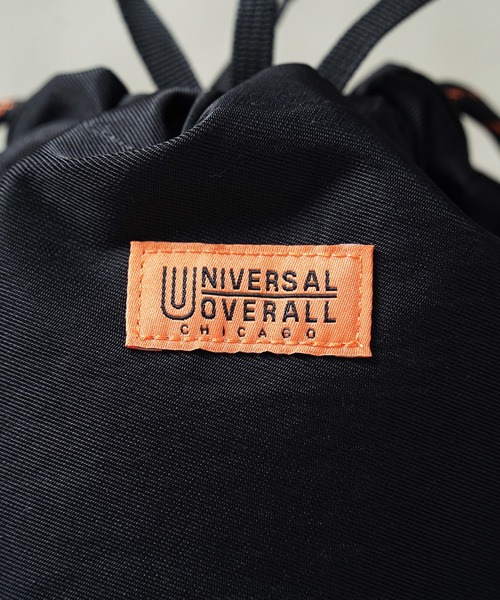 UNIVERSAL OVERALL（ユニバーサルオーバーオール）の「"07"≪UNIVERSAL OVERALL≫1ポケット/11L ザイル 巾着ポーチ（ショルダーバッグ・メンズ・ブラック/タン/ダークグレー・ONE SIZE）」の12枚目の写真