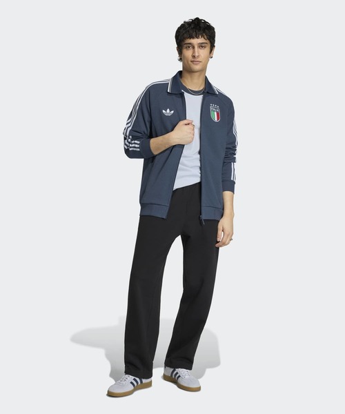 adidas（アディダス）の「イタリア代表 アウェイ アンセムジャケット / ジャージ / トラックジャケット / アディダス adidas（ジャージ・メンズ・ブルー・XX-LARGE/LARGE/MEDIUM/X-LARGE）」の5枚目の写真