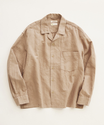 JOURNAL STANDARD relume | European Flax / ヨーロピアンフラックス 製品染め オープンカラーシャツ(シャツ/ブラウス)