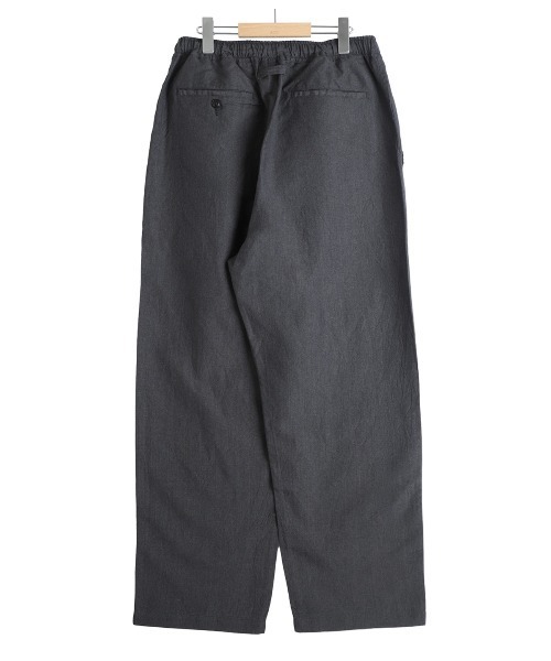GOLD（ゴールド）の「GOLD / ゴールド：LINEN / WOOL TROPICAL EASY PANTS：26A-GL42618[MUS]（その他パンツ・メンズ・グレー・M/S）」の3枚目の写真