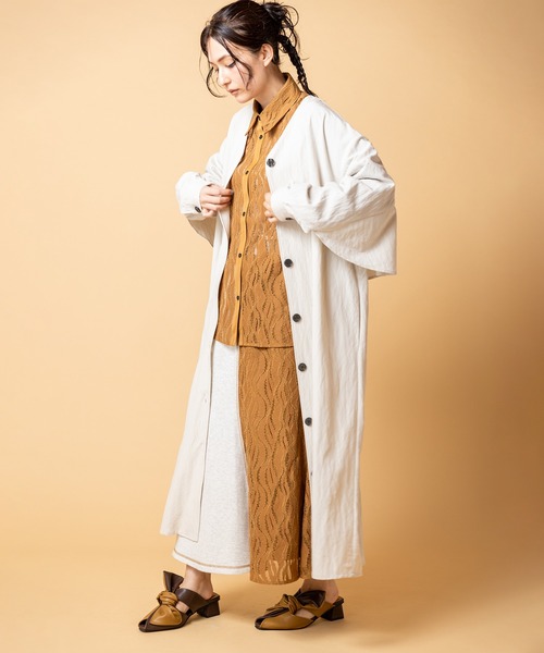 OSMOSIS(オズモーシス)の「レースブラウス(シャツ/ブラウス・レディース・アイボリー/ネイビー/ブラック/キャメル・ONE SIZE)」の18枚目の写真