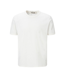 リブスリムコットンTシャツ (ホワイト)