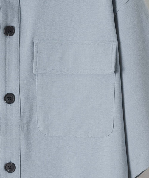 DOOPZ(ドープス)の「Dry Heavy Box Cut Shirt(Tシャツ/カットソー・メンズ・ライトブルー/ネイビー・SMALL/MEDIUM/LARGE)」の4枚目の写真