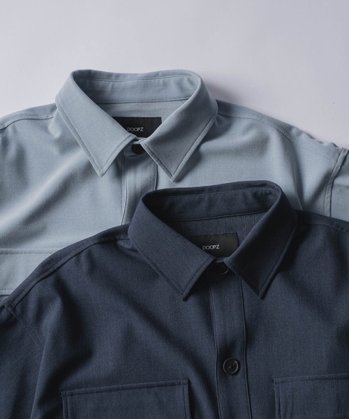 DOOPZ(ドープス)の「Dry Heavy Box Cut Shirt(Tシャツ/カットソー・メンズ・ライトブルー/ネイビー・SMALL/MEDIUM/LARGE)」の14枚目の写真