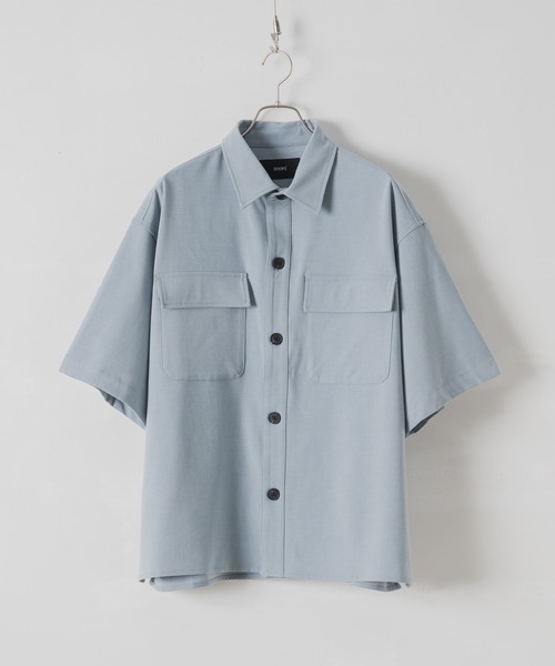 DOOPZ(ドープス)の「Dry Heavy Box Cut Shirt(Tシャツ/カットソー・メンズ・ライトブルー/ネイビー・SMALL/MEDIUM/LARGE)」の9枚目の写真