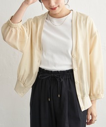 ikka | シアー9分袖カーデブルゾン(ブルゾン)