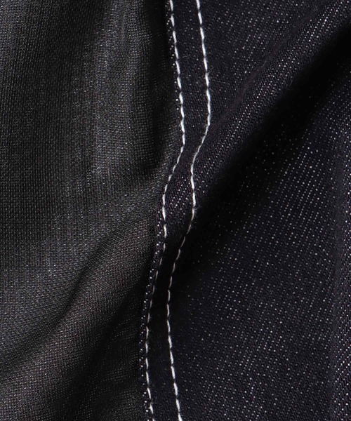 Three Four Time（ｽﾘｰﾌｫｰﾀｲﾑ）の「シアードッキングデニムブルゾン（ブルゾン・レディース・ブルー・FREE）」の16枚目の写真