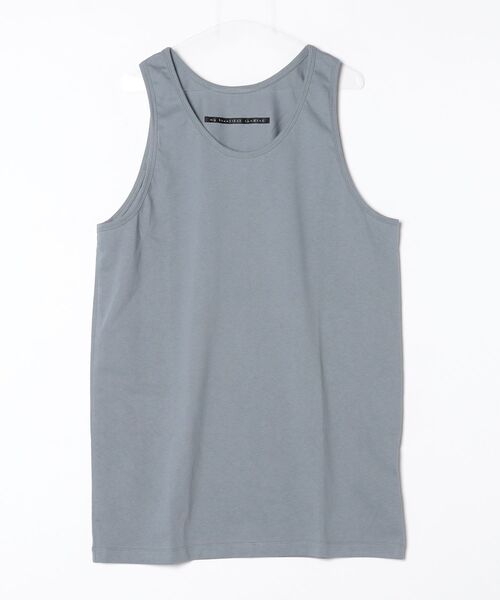 my beautiful landlet（マイビューティフルランドレット）の「【my beautiful landlet】 USA COTTON BIG TANK TOP（タンクトップ・メンズ・オフホワイト/グレー/ブラック・FREE）」の3枚目の写真