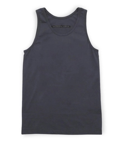 my beautiful landlet(マイビューティフルランドレット)の「【my beautiful landlet】 USA COTTON BIG TANK TOP(タンクトップ・メンズ・オフホワイト/グレー/ブラック/チャコールグレー・FREE)」の21枚目の写真