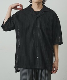 COLONY 2139 | ニット透かし編み半袖シャツ(ニット/セーター)