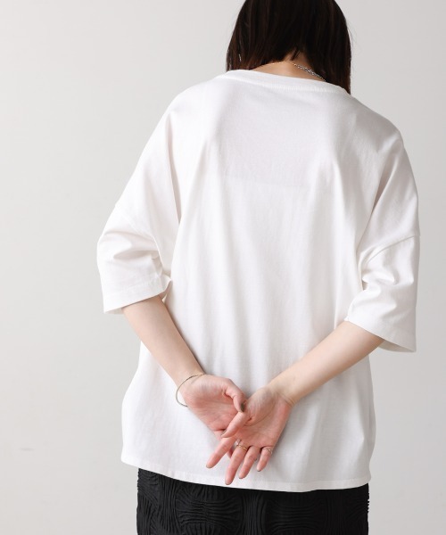 Bou Jeloud(ブージュルード)の「レースロゴTee(Tシャツ/カットソー・レディース・オフホワイト・FREE)」の11枚目の写真