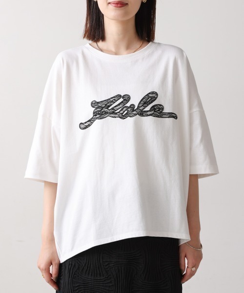 Bou Jeloud(ブージュルード)の「レースロゴTee(Tシャツ/カットソー・レディース・オフホワイト・FREE)」の13枚目の写真