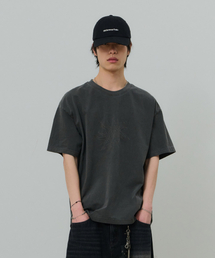 フロントグラフィックピグメント半袖Tシャツ-FBSK5810D09