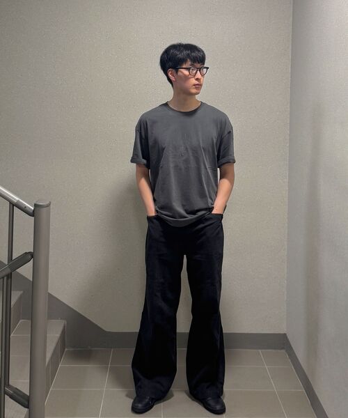 DESIRED(デシレッド)の「フロントグラフィックピグメント半袖Tシャツ-FBSK5810D09(Tシャツ/カットソー・メンズ・ダークグレー・MEDIUM/LARGE/X-LARGE)」の4枚目の写真
