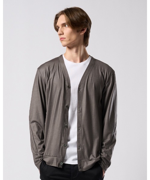 wjk（ダヴルジェイケイ）の「ex.comfy wool middle cardigan（カーディガン/ボレロ・メンズ・ブラック/グレー・SMALL/MEDIUM/LARGE/X-LARGE）」の5枚目の写真