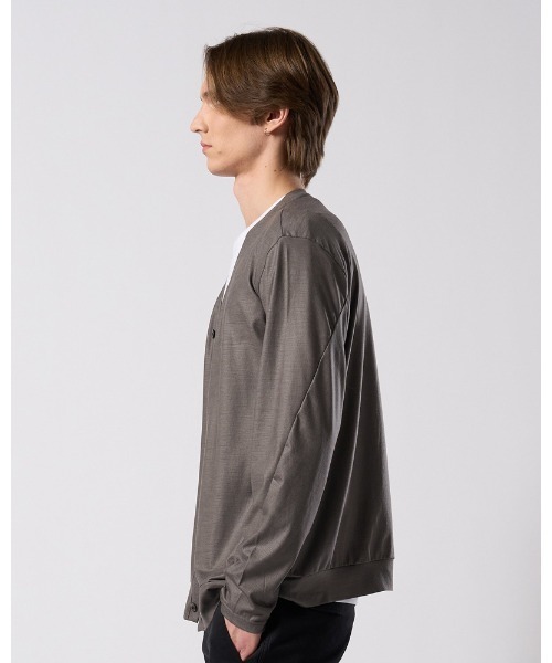 wjk（ダヴルジェイケイ）の「ex.comfy wool middle cardigan（カーディガン/ボレロ・メンズ・ブラック/グレー・SMALL/MEDIUM/LARGE/X-LARGE）」の6枚目の写真