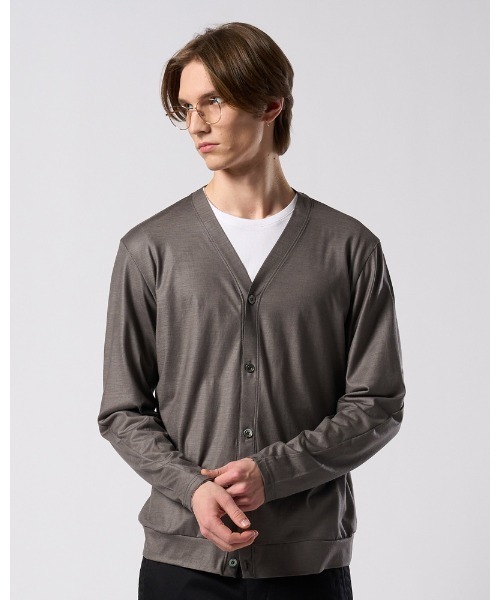 wjk（ダヴルジェイケイ）の「ex.comfy wool middle cardigan（カーディガン/ボレロ・メンズ・ブラック/グレー・SMALL/MEDIUM/LARGE/X-LARGE）」の8枚目の写真