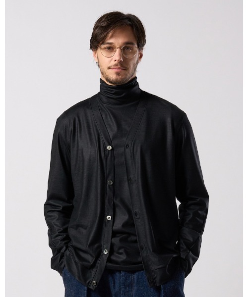 wjk（ダヴルジェイケイ）の「ex.comfy wool middle cardigan（カーディガン/ボレロ・メンズ・ブラック/グレー・SMALL/MEDIUM/LARGE/X-LARGE）」の10枚目の写真