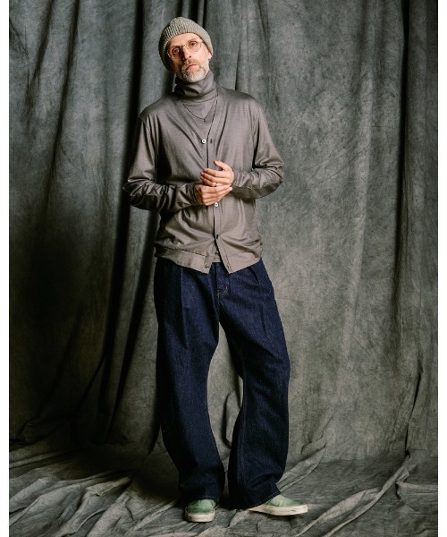 wjk（ダヴルジェイケイ）の「ex.comfy wool middle cardigan（カーディガン/ボレロ・メンズ・ブラック/グレー・SMALL/MEDIUM/LARGE/X-LARGE）」の14枚目の写真