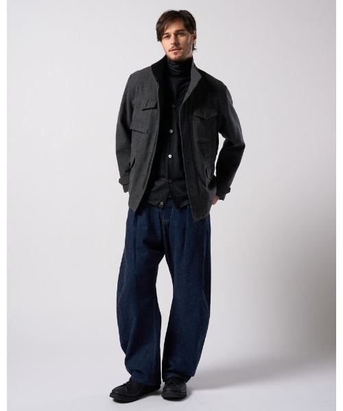 wjk（ダヴルジェイケイ）の「ex.comfy wool middle cardigan（カーディガン/ボレロ・メンズ・ブラック/グレー・SMALL/MEDIUM/LARGE/X-LARGE）」の21枚目の写真
