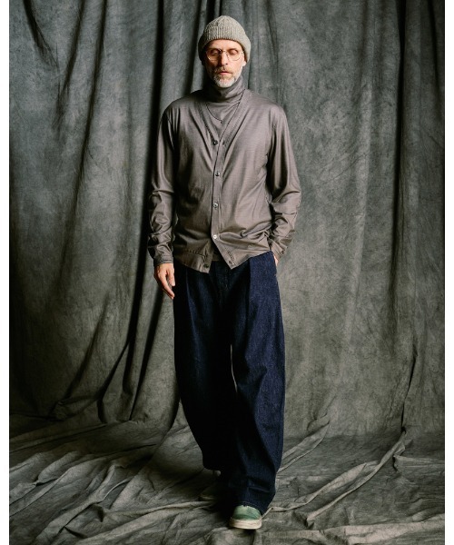 wjk（ダヴルジェイケイ）の「ex.comfy wool middle cardigan（カーディガン/ボレロ・メンズ・ブラック/グレー・SMALL/MEDIUM/LARGE/X-LARGE）」の16枚目の写真