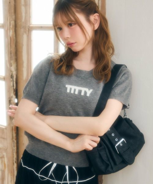 COTOO♡半袖ニット38 CIAOPANIC TYPY｜【willow】透かし編みコンパクト半袖ニット | Rakuten
