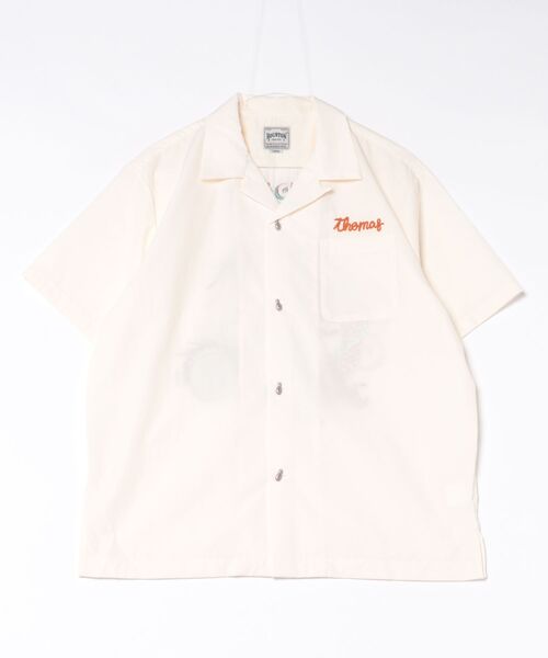 HOUSTON(ヒューストン)の「【HOUSTON】BROAD BOWLING SHIRT(DRAGON BOWL) 41319(シャツ/ブラウス・メンズ・ブラック/オフホワイト・L/M)」の12枚目の写真