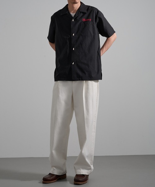 HOUSTON(ヒューストン)の「【HOUSTON】BROAD BOWLING SHIRT(DRAGON BOWL) 41319(シャツ/ブラウス・メンズ・ブラック/オフホワイト・L/M)」の17枚目の写真