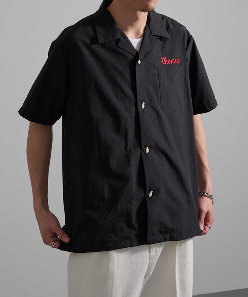 HOUSTON(ヒューストン)の「【HOUSTON】BROAD BOWLING SHIRT(DRAGON BOWL) 41319(シャツ/ブラウス・メンズ・ブラック/オフホワイト・L/M)」の14枚目の写真
