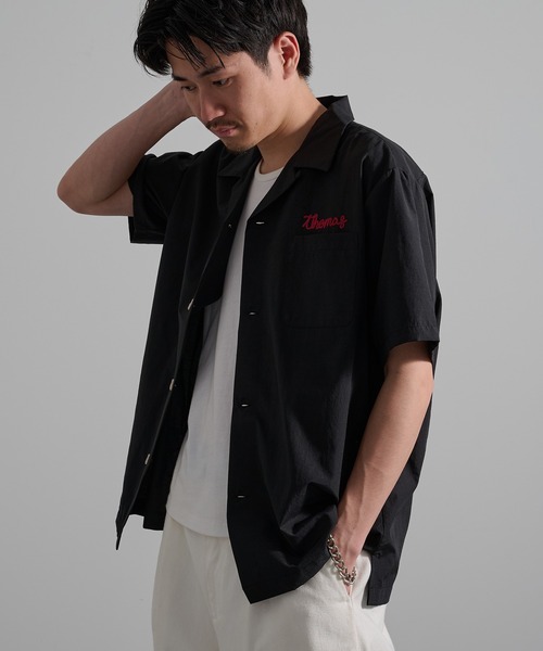 HOUSTON(ヒューストン)の「【HOUSTON】BROAD BOWLING SHIRT(DRAGON BOWL) 41319(シャツ/ブラウス・メンズ・ブラック/オフホワイト・L/M)」の16枚目の写真