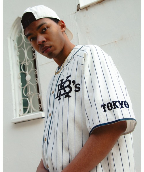 KEBOZ（ケボズ）の「EFG STRIPE BASEBALL JERSEY（シャツ/ブラウス・メンズ・ホワイト/グレー・XL/L/2XL/M/S）」の13枚目の写真