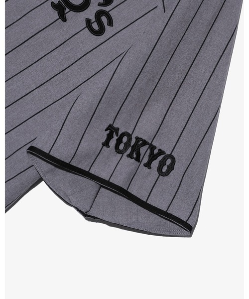 KEBOZ（ケボズ）の「EFG STRIPE BASEBALL JERSEY（シャツ/ブラウス・メンズ・ホワイト/グレー・XL/L/2XL/M/S）」の10枚目の写真