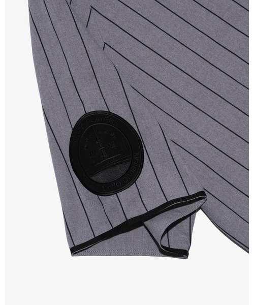 KEBOZ（ケボズ）の「EFG STRIPE BASEBALL JERSEY（シャツ/ブラウス・メンズ・ホワイト/グレー・XL/L/2XL/M/S）」の9枚目の写真