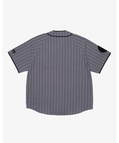 KEBOZ（ケボズ）の「EFG STRIPE BASEBALL JERSEY（シャツ/ブラウス・メンズ・ホワイト/グレー・XL/L/2XL/M/S）」の8枚目の写真