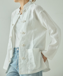 A PUPIL（アピューピル）の「【A PUPIL/ア ピューピル】別注リネンチャイナシャツ（シャツ/ブラウス）」