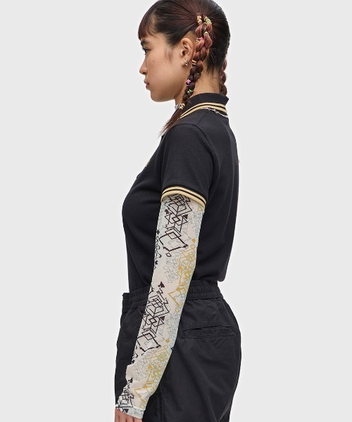 The Fred Perry Shirt - G12 ポロシャツ G12 - Black / Champagne / Champagne | The Fred Perry Shirt