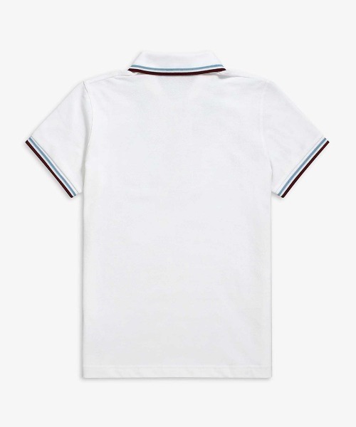 FRED PERRY ホワイトポロシャツ G12 The Fred Perry Shirt - G12/イングランド製フレッドペリー