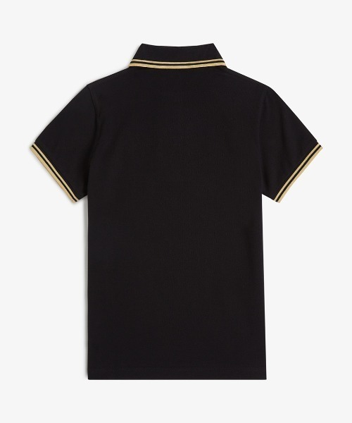 フレッドペリー ポロシャツ ブラック ゴールド G12 現行モデル S The Fred Perry Shirt - G12/イングランド製フレッドペリー